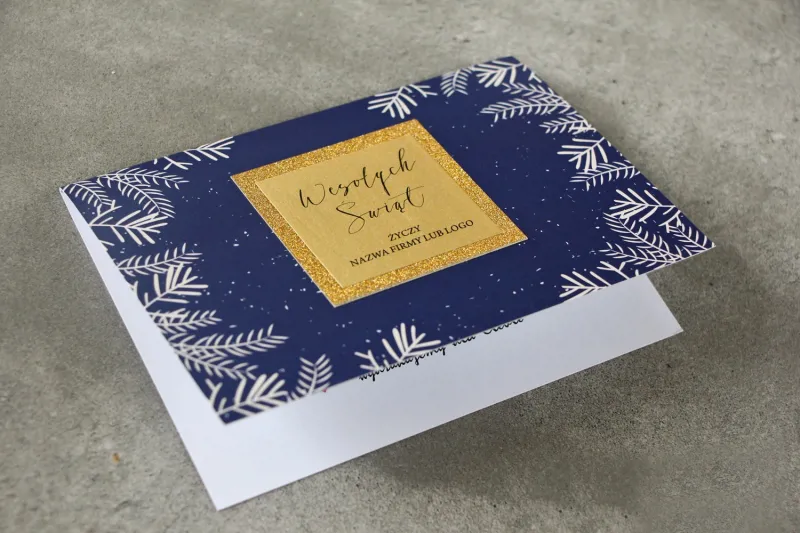 Kartki Świąteczne z logo dla firm z kolekcji DT2