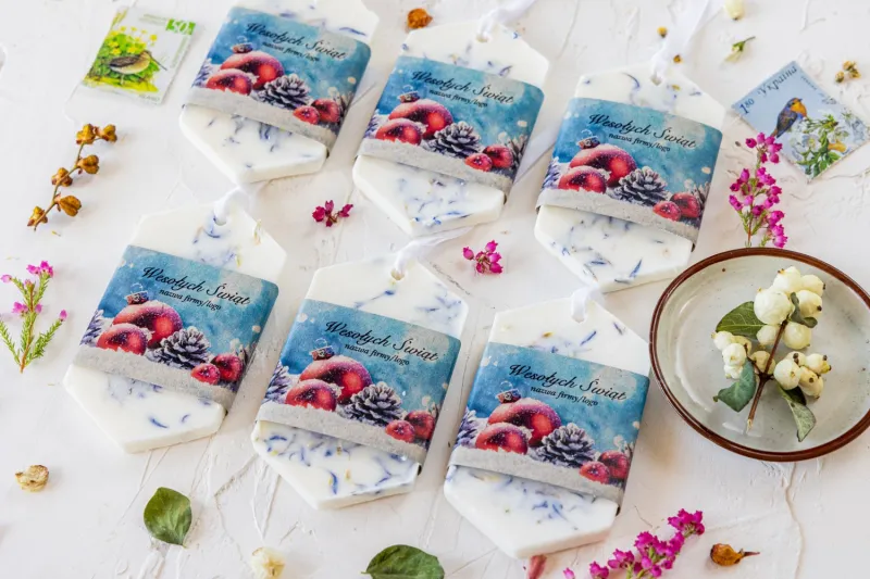 Zapachowa zawieszka sojowa jako upominek dla Twoich Klientów.