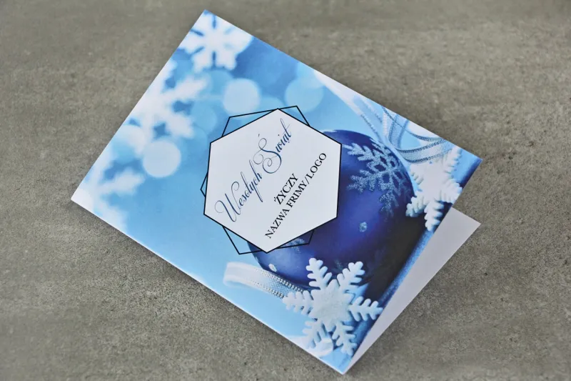 Kartki Świąteczne z logo dla firm z kolekcji GE3