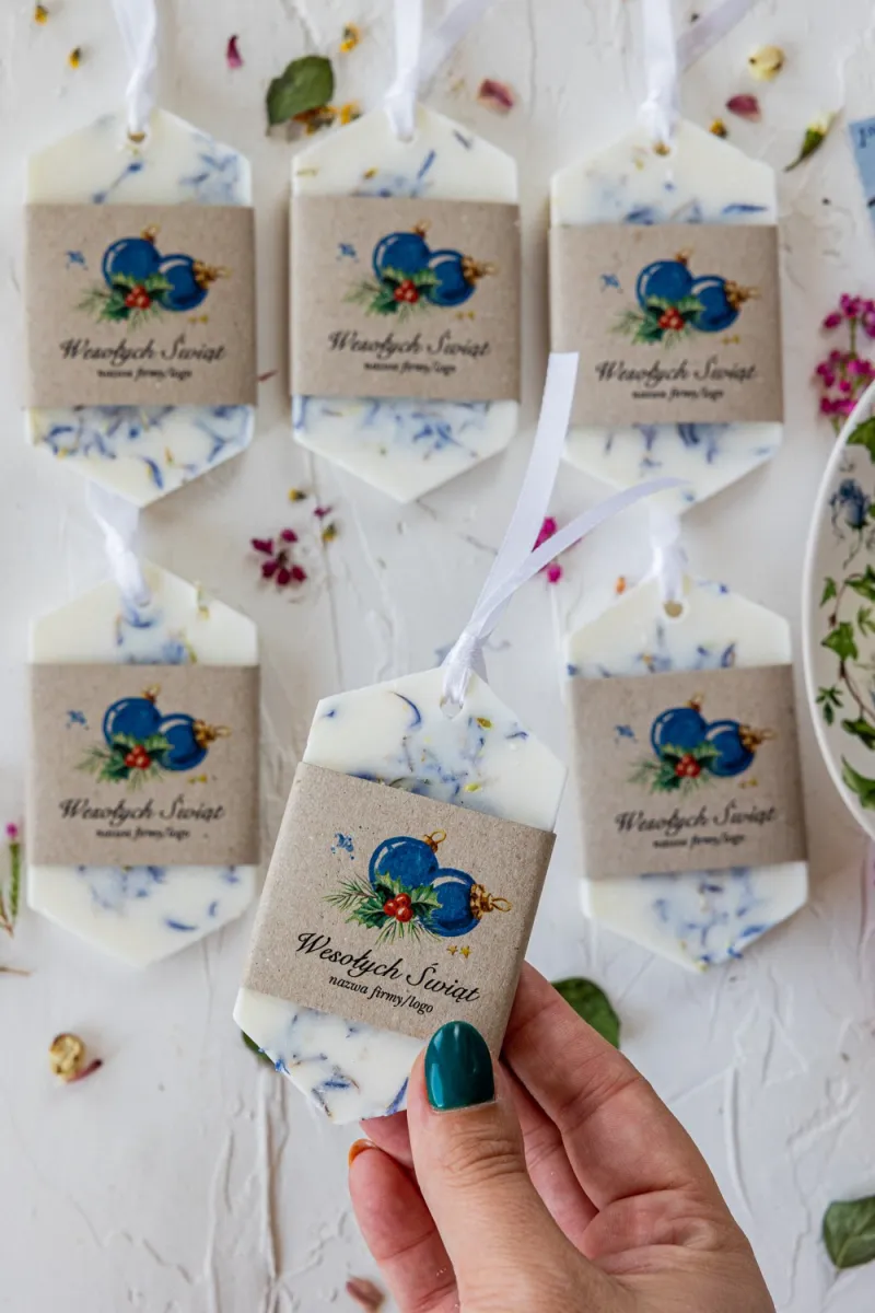 Zapachowa zawieszka sojowa jako upominek dla Twoich Klientów.