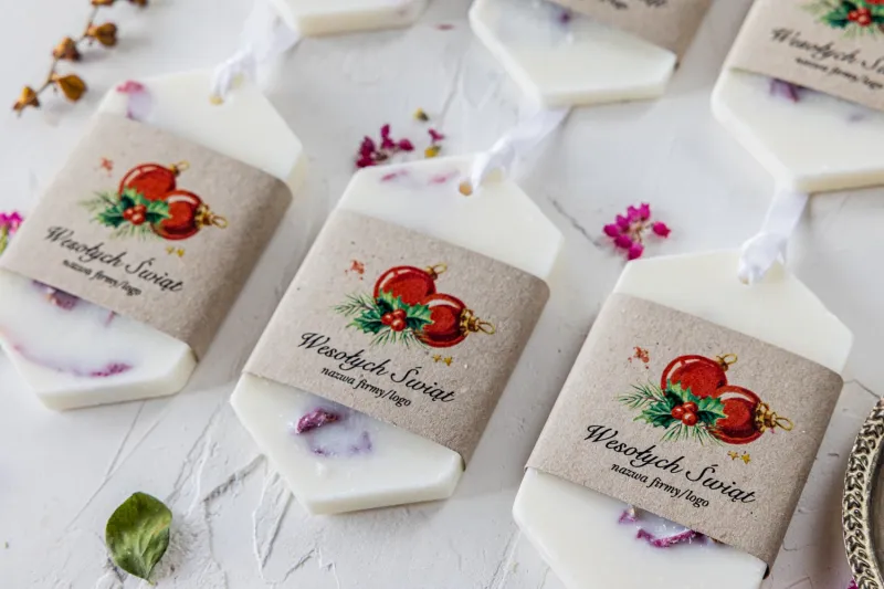 Zapachowa zawieszka sojowa jako upominek dla Twoich Klientów.