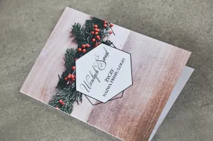 Kartki Świąteczne z logo dla firm z kolekcji GE5