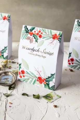 Pudełko na Upominki z logo i dowolną grafiką dla Twoich Klientów