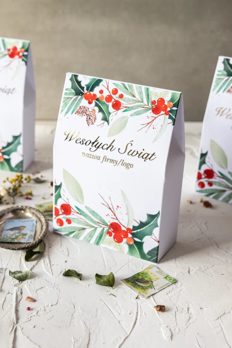 Pudełko na Upominki z logo i dowolną grafiką dla Twoich Klientów