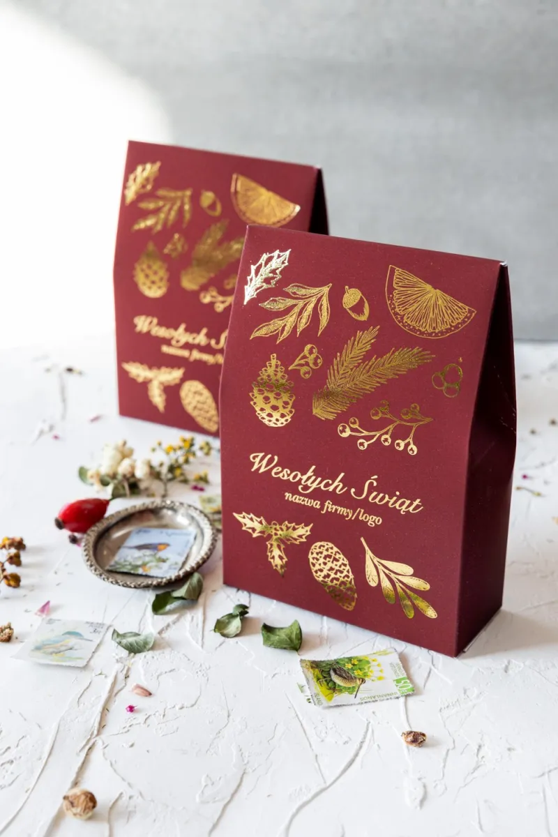 Pudełko na Upominki z logo i dowolną grafiką dla Twoich Klientów