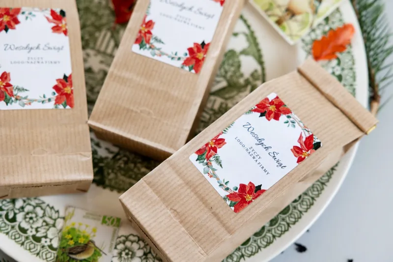 Torebka herbaty 50g - firmowy upominek z Twoim logo - model T25