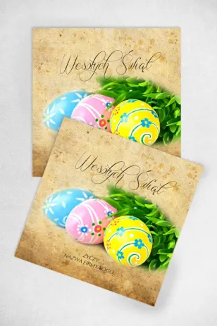 Wielkanocne Kartki dla Firm - WF3