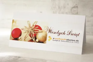 Kartki Świąteczne z logo dla firm z kolekcji H2