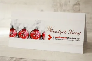 Kartki Świąteczne z logo dla firm z kolekcji H3