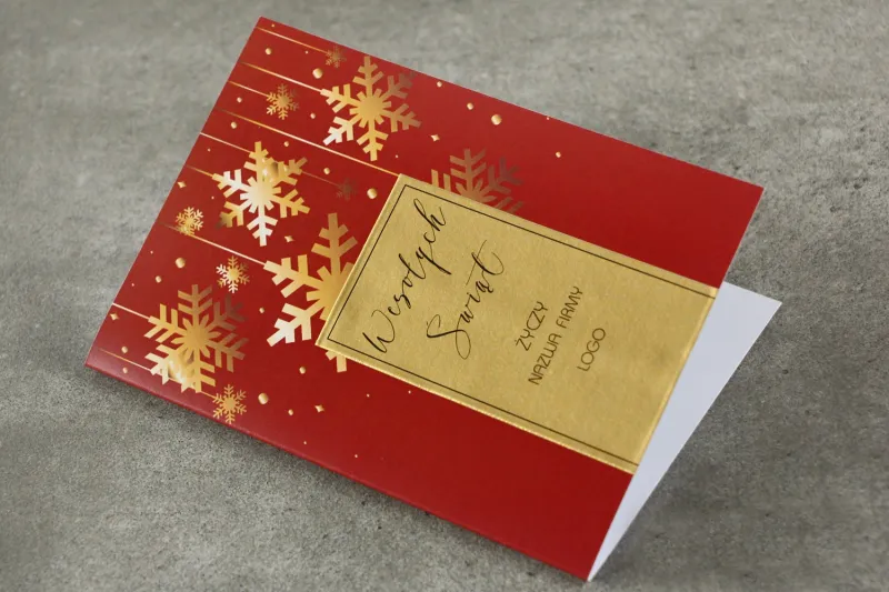 Kartki Świąteczne z logo dla firm z kolekcji JZ2