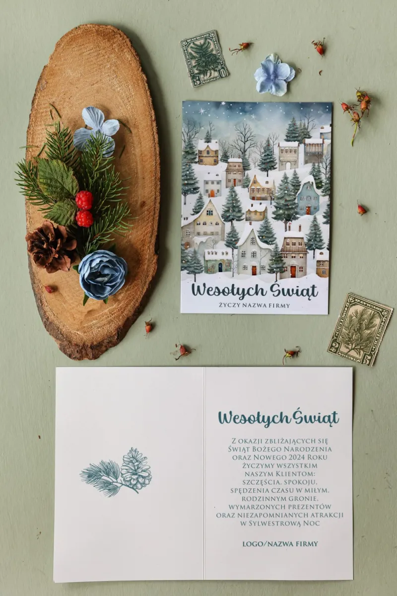 Firmowe Kartki Świąteczne - MB3 od WydrukujTu.pl Firmowe Kartki Świąteczne - MB3 od WydrukujTu.pl