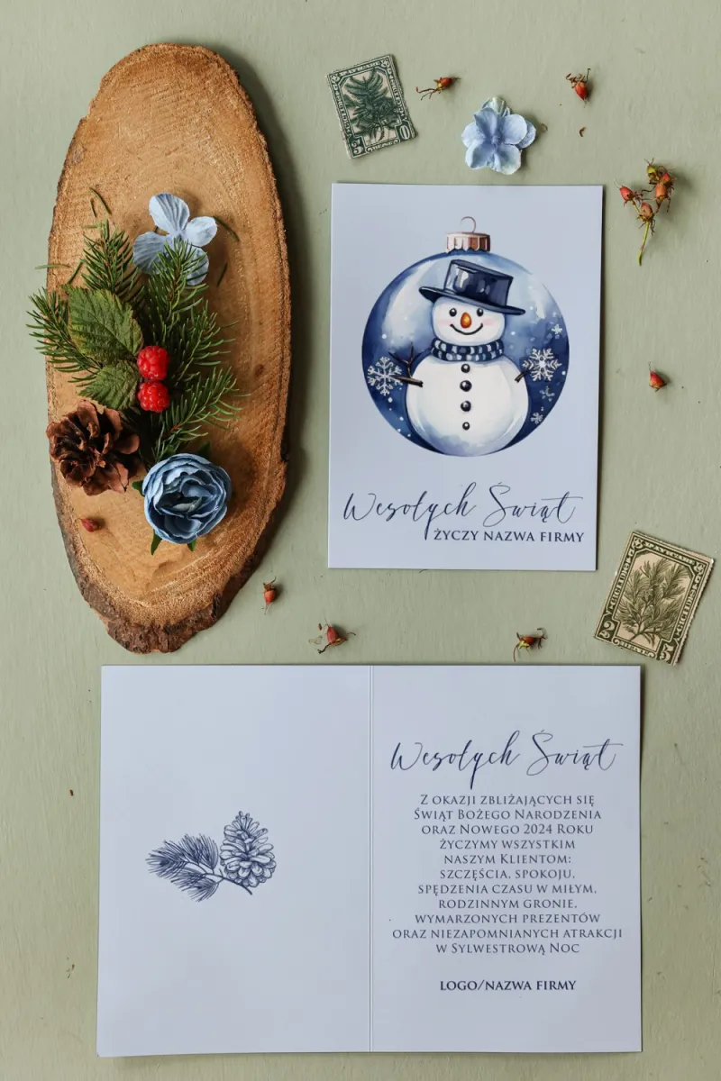 Firmowe Kartki Świąteczne - MB10 od WydrukujTu.pl