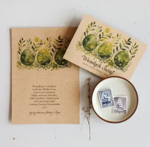 Personalizowana Kartka Wielkanocna dla Firm WCKE4