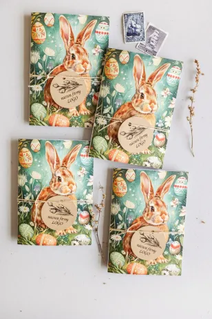 Personalizowana Wielkanocna Kartka Świąteczna dla Firm - WGA2