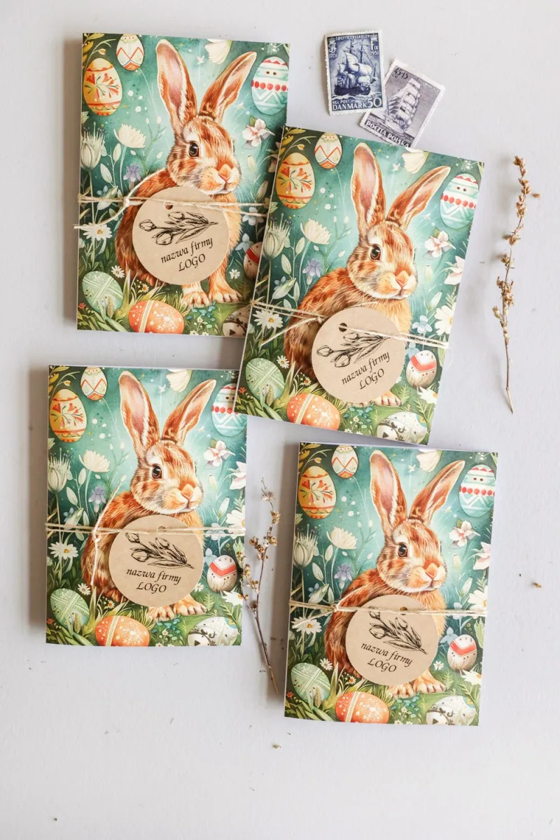 Personalizowana Wielkanocna Kartka Świąteczna dla Firm - WGA2