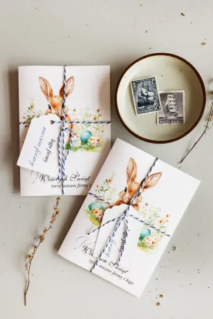 Personalizowana Wielkanocna Kartka Świąteczna dla Firm - WKL2