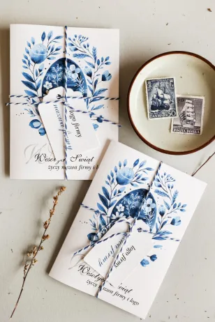 Personalizowana Wielkanocna Kartka Świąteczna dla Firm - WKL3