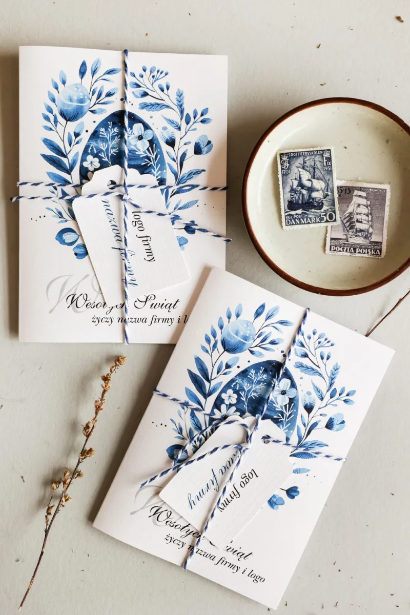 Personalizowana Wielkanocna Kartka Świąteczna dla Firm - WKL3