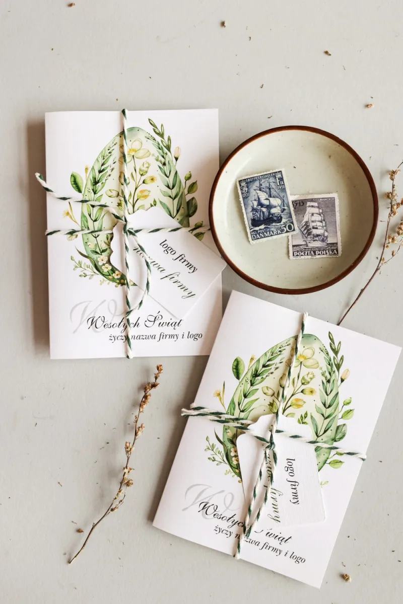 Personalizowana Wielkanocna Kartka Świąteczna dla Firm - WKL5