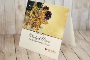 Kartki Świąteczne z logo dla firm z kolekcji KR6