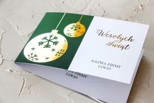 Kartki Świąteczne z logo dla firm z kolekcji RN3