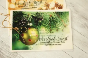 Kartki Świąteczne z logo dla firm z kolekcji RT4