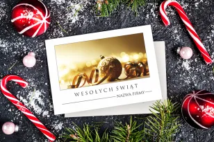 Kartki Świąteczne z logo dla firm z kolekcji S13