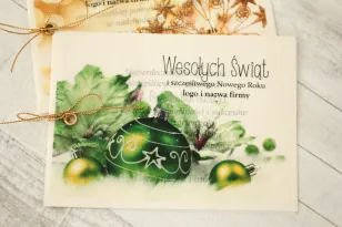 Kartki Świąteczne z logo dla firm z kolekcji RT6