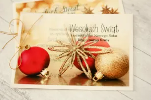 Kartki Świąteczne z logo dla firm z kolekcji RT7