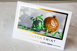 Kartki Świąteczne z logo dla firm z kolekcji SZ4