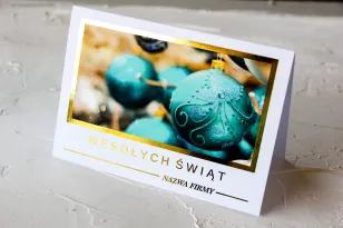 Kartki Świąteczne z logo dla firm z kolekcji SZ5