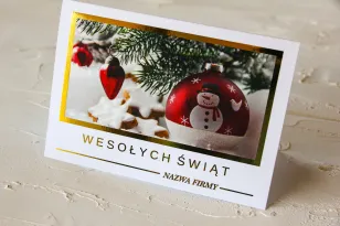 Kartki Świąteczne z logo dla firm z kolekcji SZ9