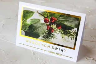 Kartki Świąteczne z logo dla firm z kolekcji SZ10