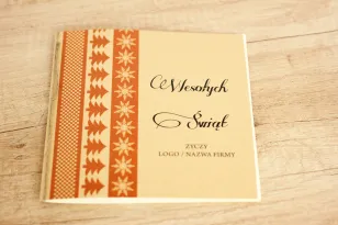 Kartki Świąteczne z logo dla firm z kolekcji UJ3