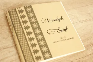 Kartki Świąteczne z logo dla firm z kolekcji UJ4