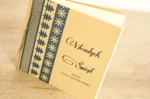 Kartki Świąteczne z logo dla firm z kolekcji UJ7