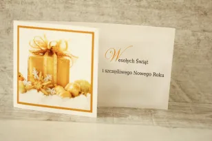 Kartki Świąteczne z logo dla firm z kolekcji W4