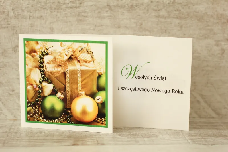 Kartki Świąteczne z logo dla firm z kolekcji W7