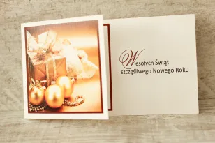 Kartki Świąteczne z logo dla firm z kolekcji W10