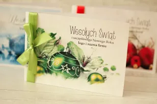 Kartki Świąteczne z logo dla firm z kolekcji ZD3