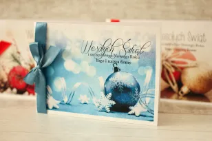 Kartki Świąteczne z logo dla firm z kolekcji ZD4