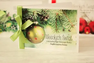 Kartki Świąteczne z logo dla firm z kolekcji ZD6