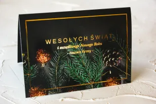 Kartki Świąteczne z logo dla firm z kolekcji ZU3