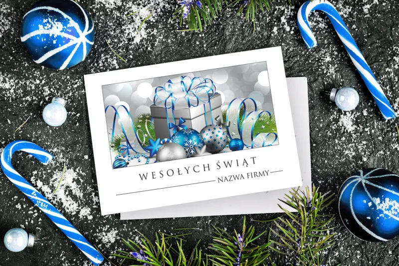 Kartki Świąteczne z logo dla firm z kolekcji S18