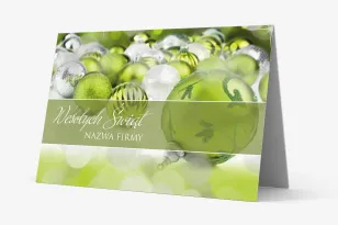 Kartki Świąteczne z logo dla firm z kolekcji M6