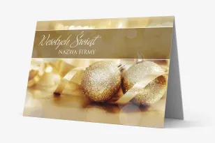 Kartki Świąteczne z logo dla firm z kolekcji M7