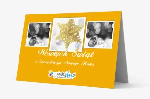 Kartki Świąteczne z logo dla firm z kolekcji MT2