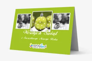 Kartki Świąteczne z logo dla firm z kolekcji MT4