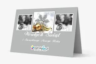 Kartki Świąteczne z logo dla firm z kolekcji MT7