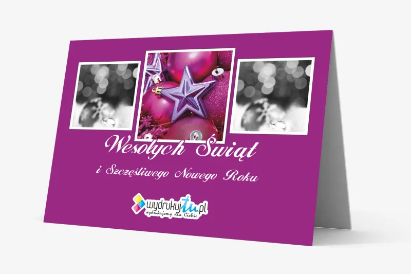 Kartki Świąteczne z logo dla firm z kolekcji MT9